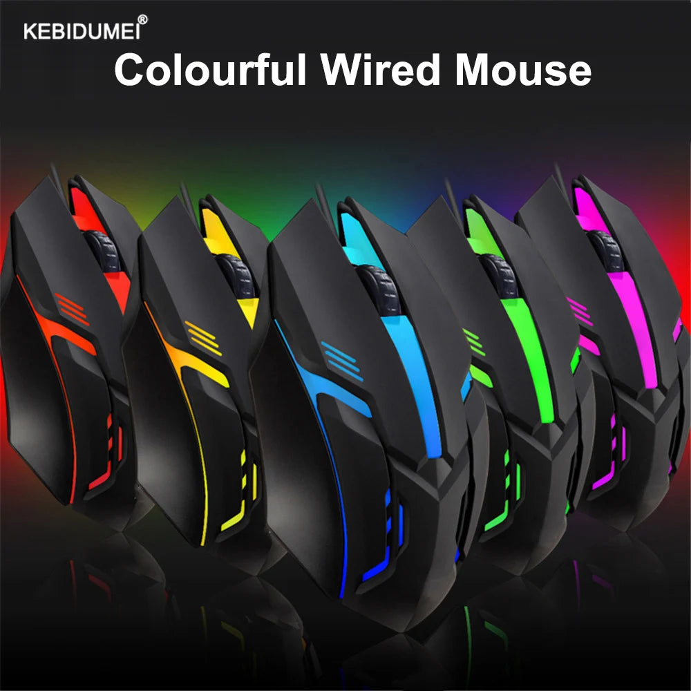 3-Button LED Wired Gaming Mouse