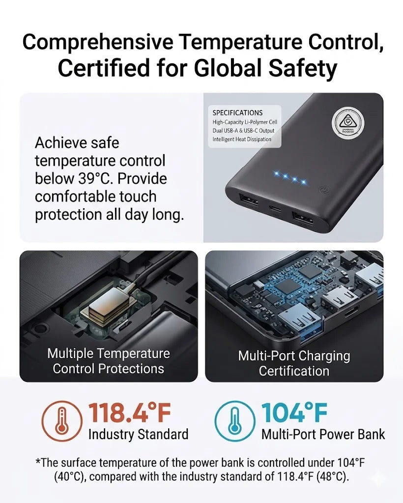 Pocket Travel Power Bank 8000mAh