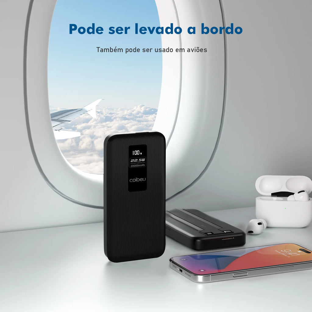 Coibeu 10000mAh 23W Portable Power Bank