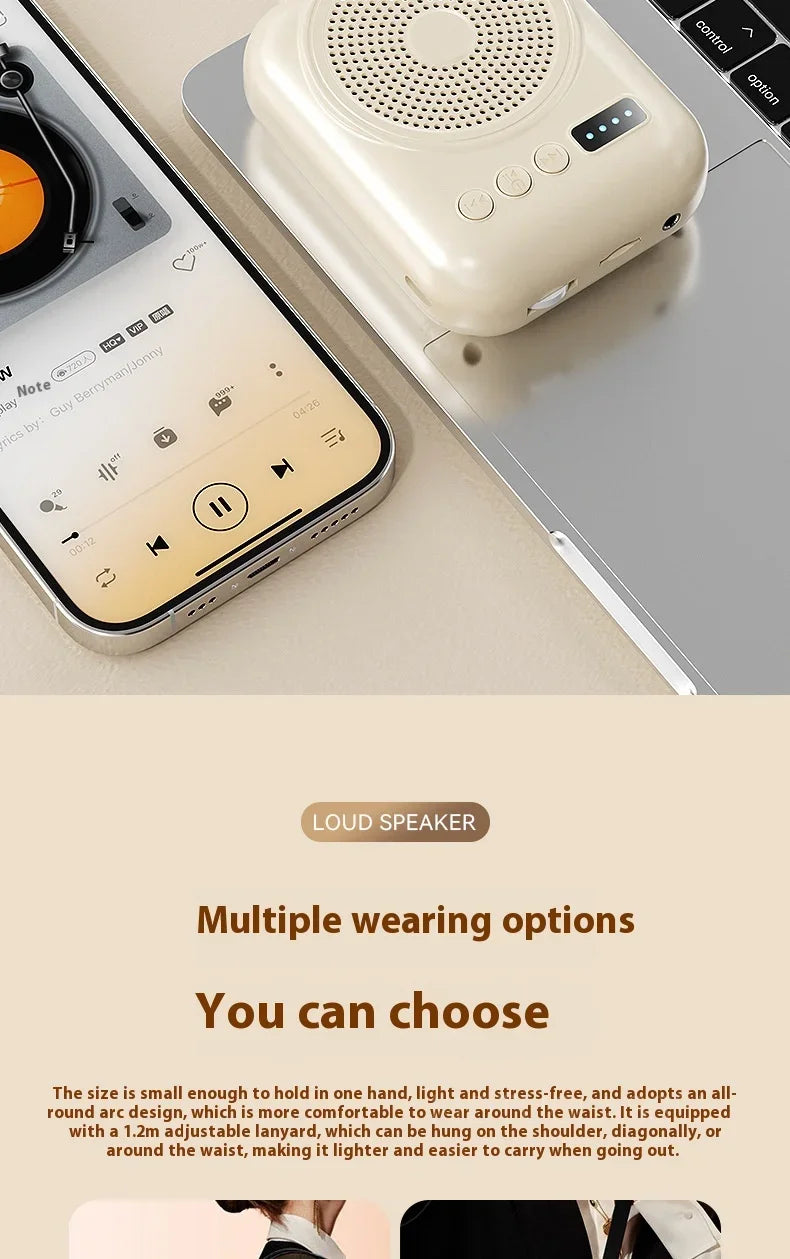 Rechargeable Bluetooth Voice Amplifier with Mic