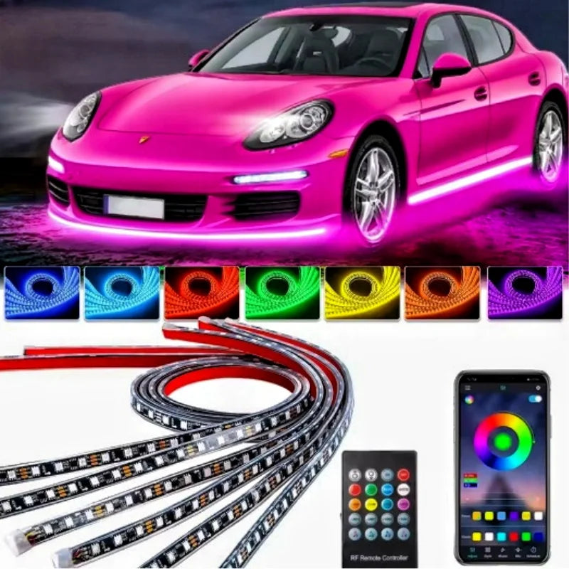 RGB Underglow LED Strip Lights with App Control