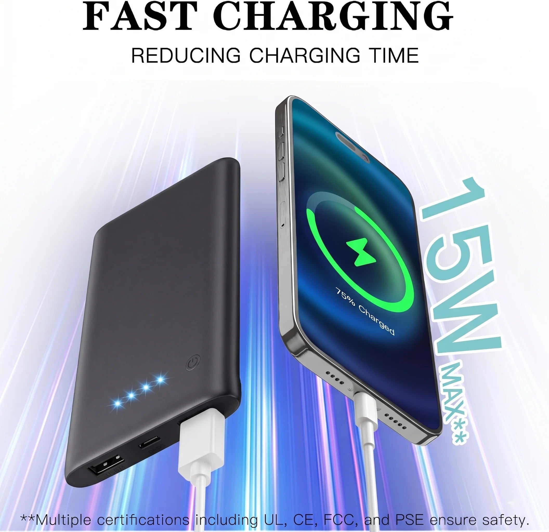 Pocket Travel Power Bank 8000mAh