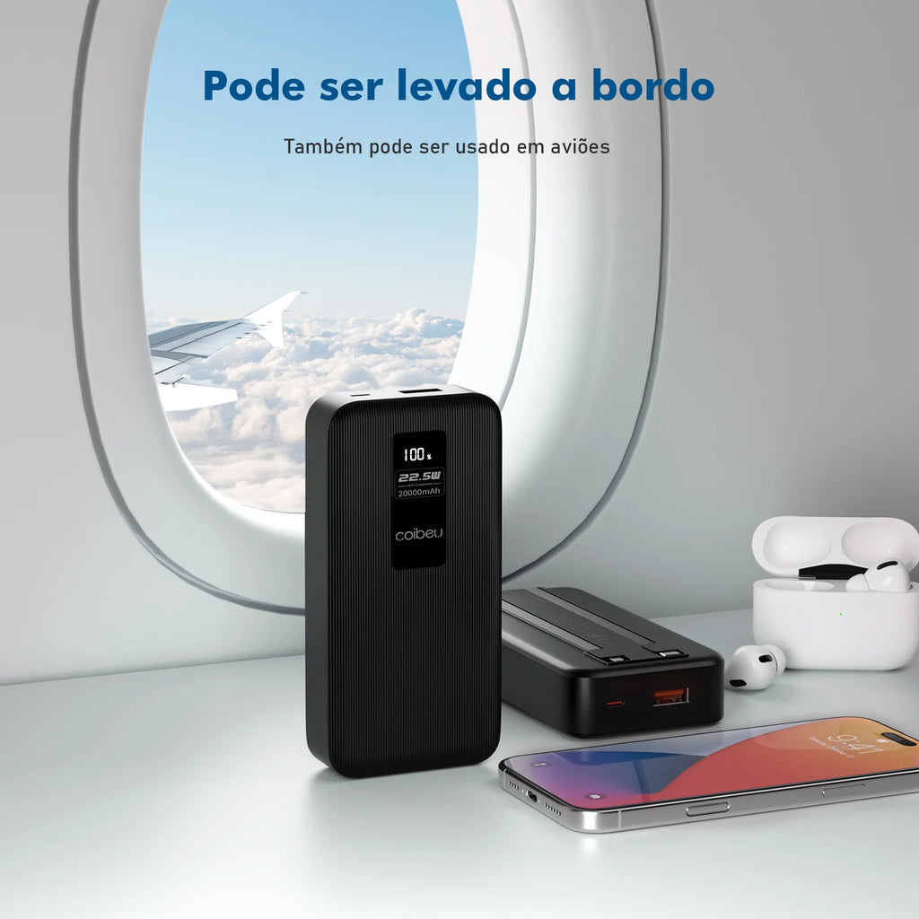 Coibeu 10000mAh 23W Portable Power Bank