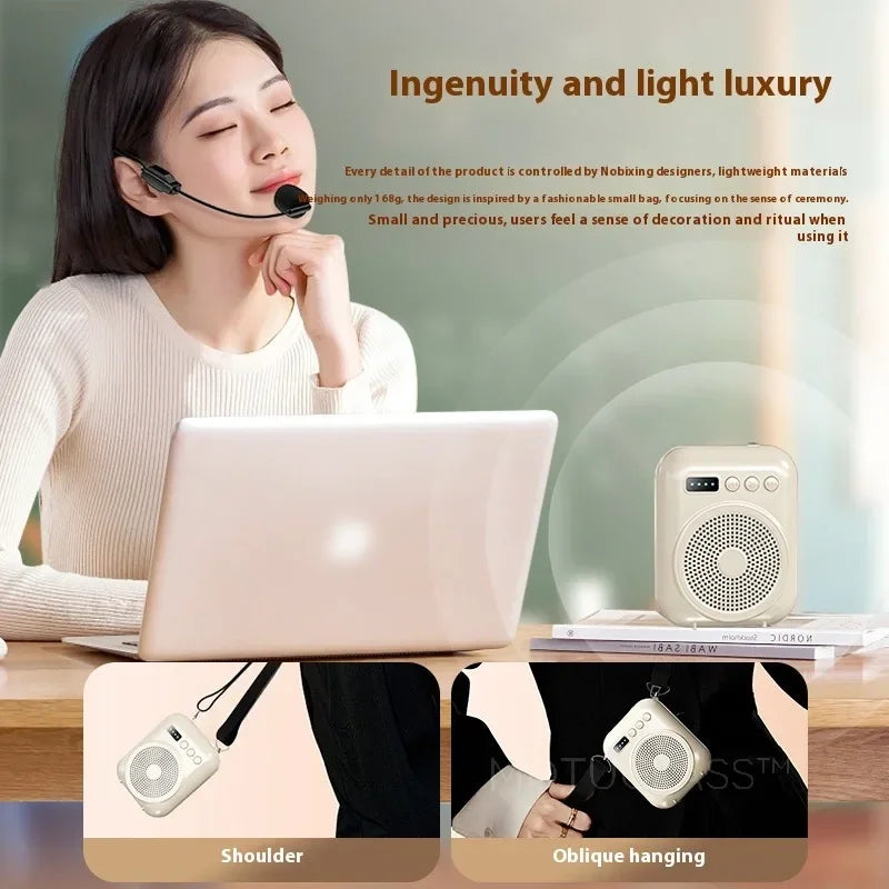 Rechargeable Bluetooth Voice Amplifier with Mic