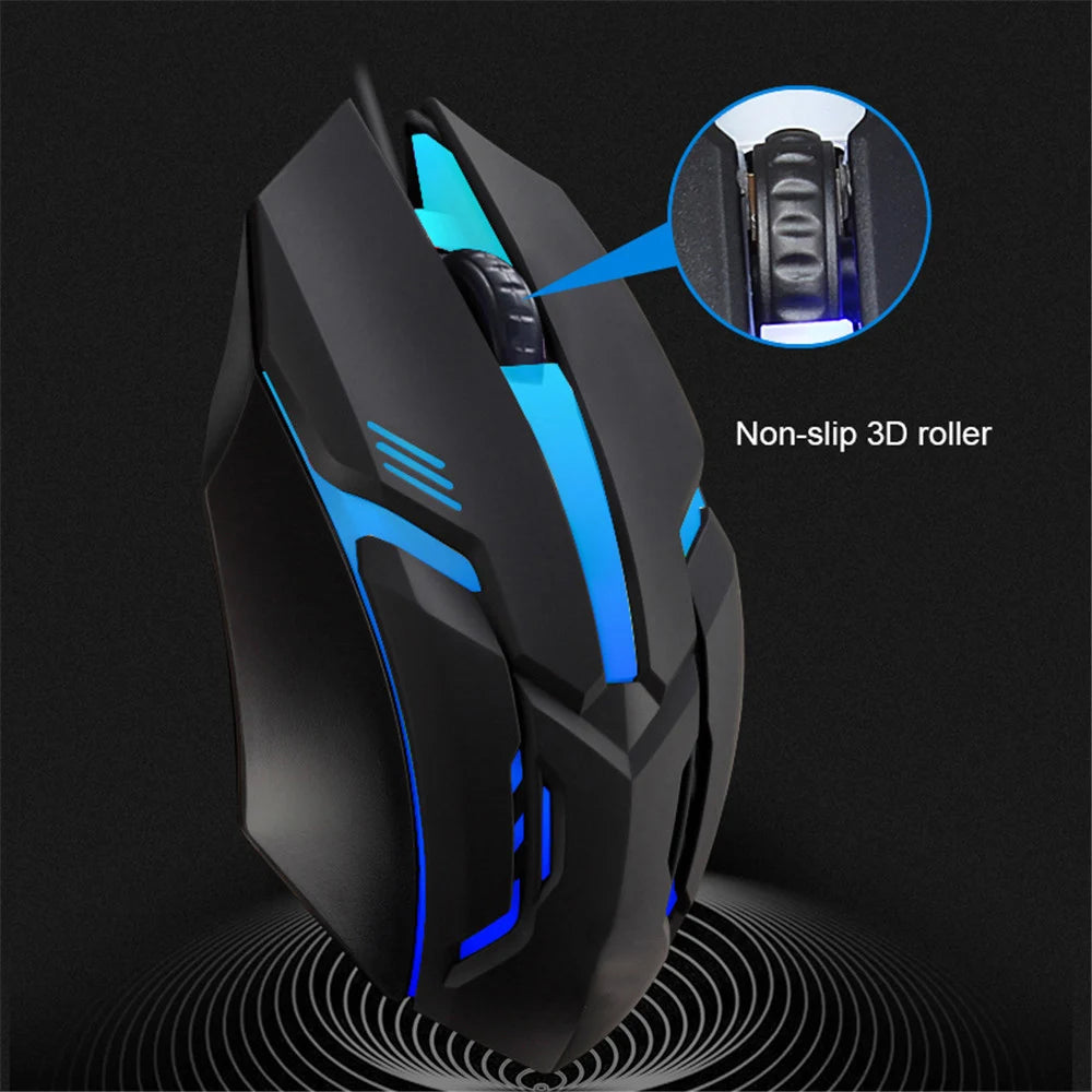 3-Button LED Wired Gaming Mouse
