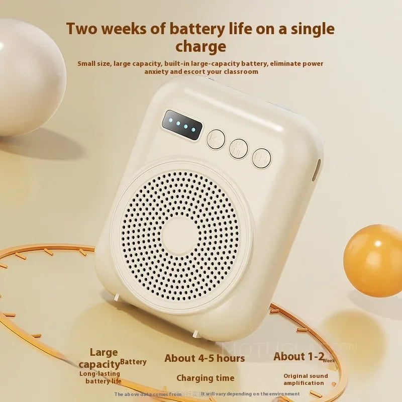 Rechargeable Bluetooth Voice Amplifier with Mic
