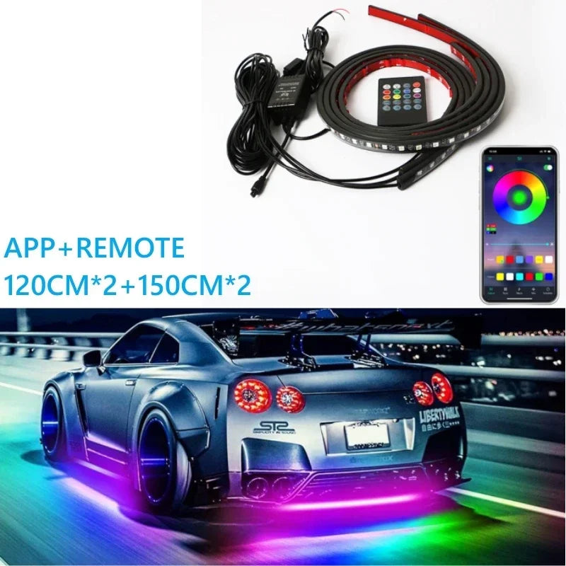 RGB Underglow LED Strip Lights with App Control