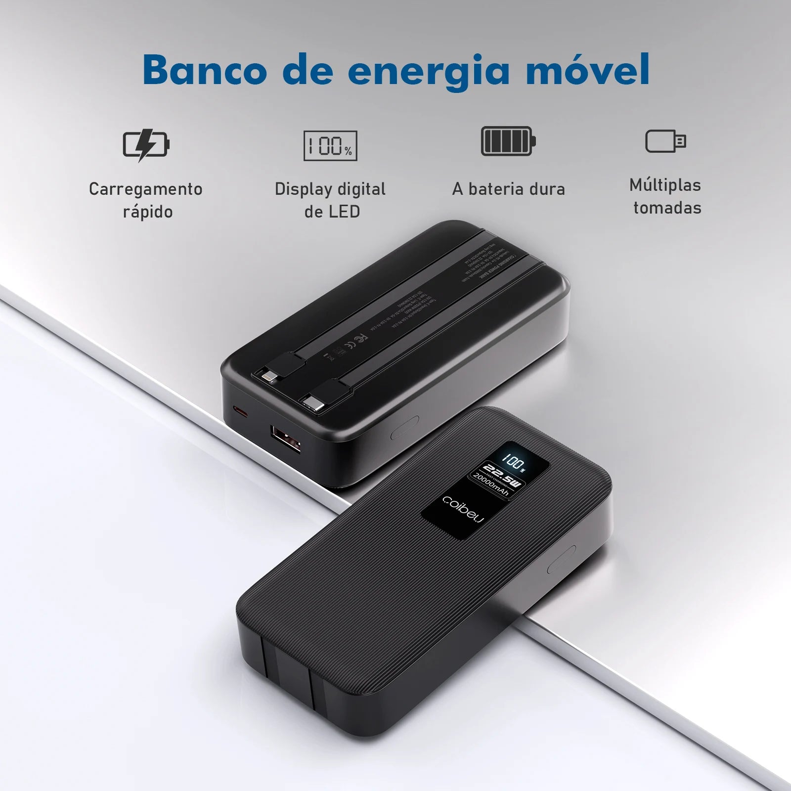 Coibeu 10000mAh 23W Portable Power Bank