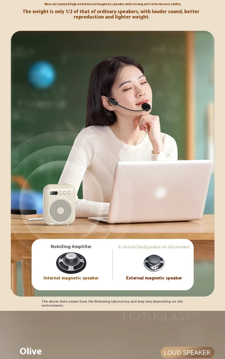 Rechargeable Bluetooth Voice Amplifier with Mic