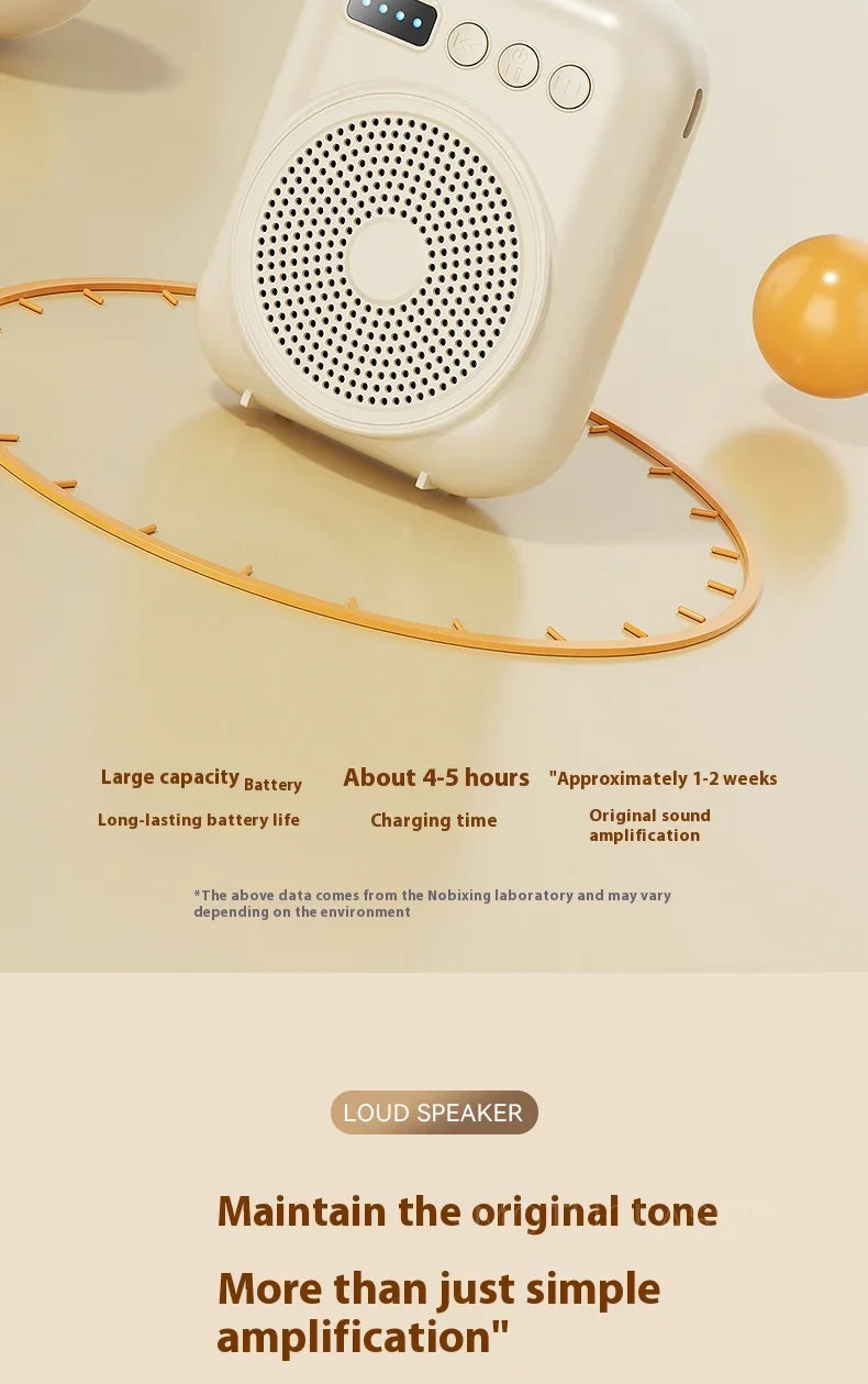 Rechargeable Bluetooth Voice Amplifier with Mic
