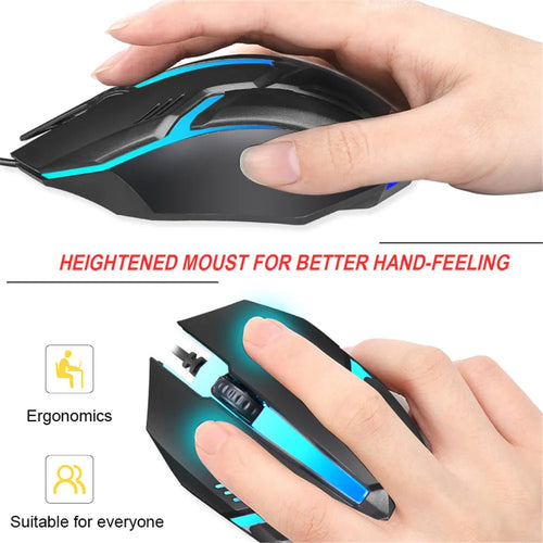 3-Button LED Wired Gaming Mouse